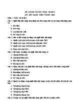 Đề cương ôn tập Công nghệ 9